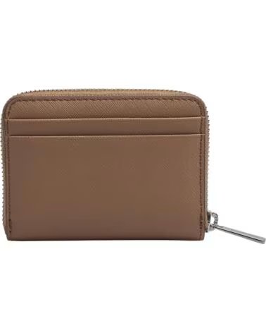 MICHAEL KORS JET SET TRAVEL MEDIUM SAFFIANO LEATHER WALLET MARRóN OSCURO