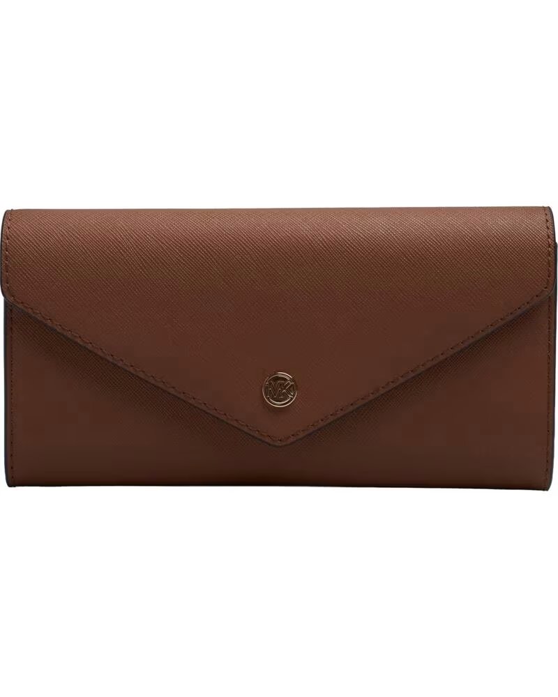 MICHAEL KORS Cartera Mujer Piel Tipo Sobre Jet Set Travel Grande 35F3GTVE7L MARRóN CLARO