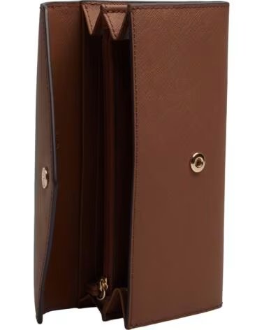 MICHAEL KORS Cartera Mujer Piel Tipo Sobre Jet Set Travel Grande 35F3GTVE7L MARRóN CLARO