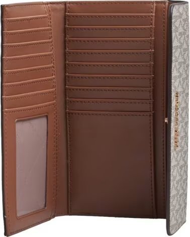 MICHAEL KORS PORTEFEUILLE FEMME JET SET 35F8GTVF3B CRÈME CREMA