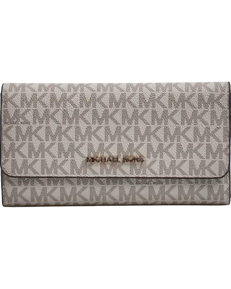 MICHAEL KORS PORTEFEUILLE FEMME JET SET 35F8GTVF3B CRÈME CREMA