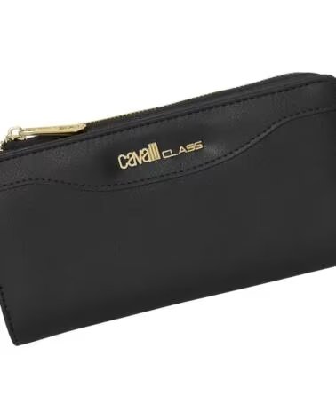 CAVALLI CLASS GRANDE PORTAFOGLIO DA DONNA CON PORTAMONETE CCSW0192 NEGRO