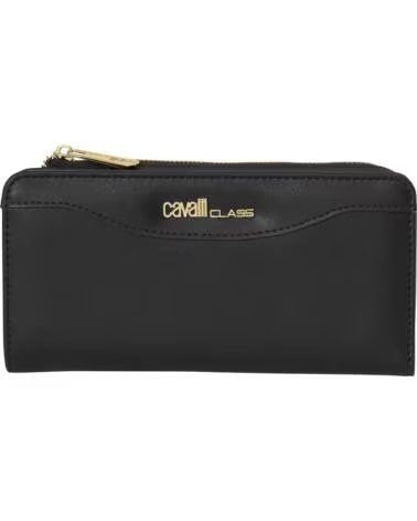 CAVALLI CLASS GRANDE PORTAFOGLIO DA DONNA CON PORTAMONETE CCSW0192 NEGRO