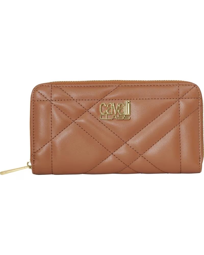 CAVALLI CLASS DAMEN GELDBÖRSE MIT REISSVERSCHLUSS CCSW0193 BRAUN MARRóN
