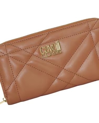 CAVALLI CLASS DAMEN GELDBÖRSE MIT REISSVERSCHLUSS CCSW0193 BRAUN MARRóN