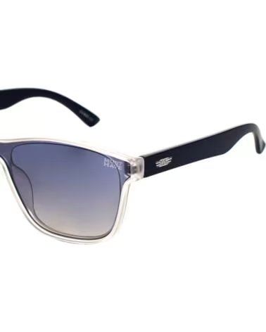 MUST HAVE QUADRATISCHE SONNENBRILLE NEXT 8, UV 400 SCHUTZ, BLAU TRANSPARENT AZUL-TRANSPARENTE
