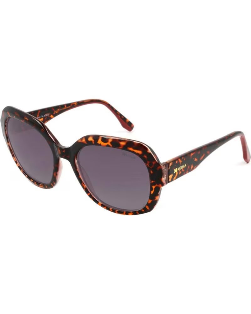 KODAK LUNETTES DE SOLEIL CF90126 OVALÉES POLARISÉES POUR FEMME HAVANE FONCÉ HAVANA OSCURO