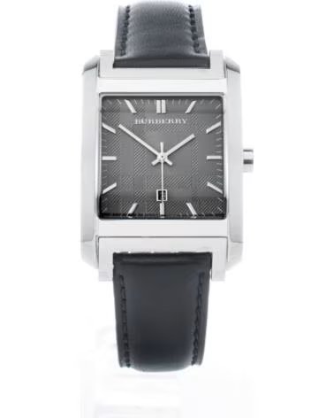 Inicio-BURBERRY-RELOJ BURBERRY BU1571 DE CABALLERO CON ESFERA NEGRA Y ACERO INOXIDABLE-NEGRO