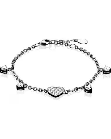 PULSERA CHIARA FERRAGNI J19AXD02 DE CORAZONES CON CIRCONITAS