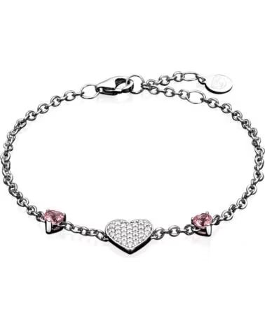 PULSERA CHIARA FERRAGNI J19AXD13 CORAZÓN CON CRISTALES ROSA