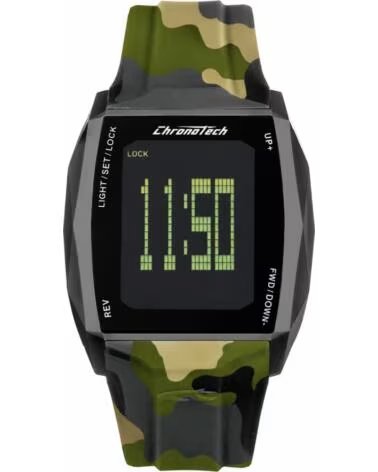 MONTRE CHRONOTECH RW0022 NUMÉRIQUE CAMOUFLAGE VERDE