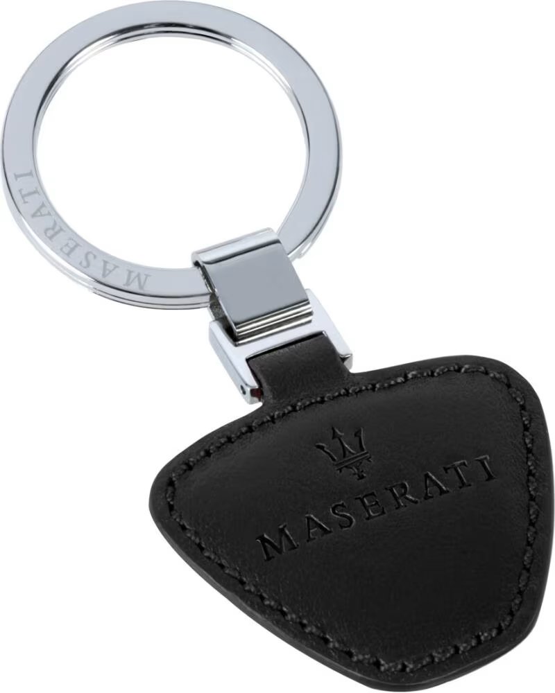 PORTACHIAVI MASERATI KMU4160115 IN PELLE E ACCIAIO