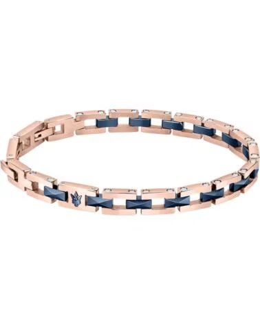 BRAZALETE MASERATI JM422ATZ15 DE ACERO Y DETALLES EN AZUL