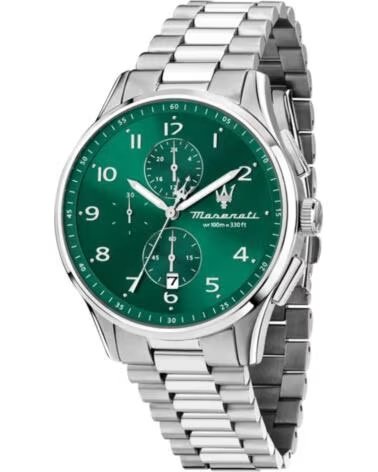 RELOJ MASERATI R8873624006 ACERO INOXIDABLE Y ESFERA VERDE GRIS