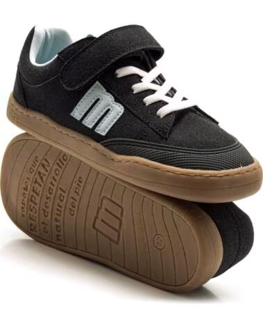Accueil-MTNG-BASKETS BAREFOOT MTNG 49317 MARINE AVEC VELCRO-AZUL