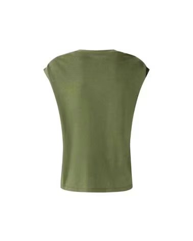 PEPE JEANS PL5000024 KURZARM-T-SHIRT BARRY MIT SCHULTERPOLSTERN 765-KAKI VERDE