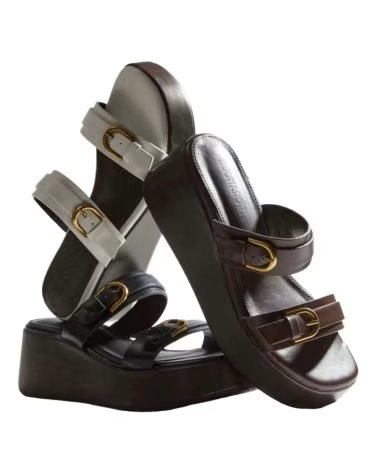 BUBBLE BOBBLE Sandalias De Tacon Mdhb-5663 en negro para mujer MARRON