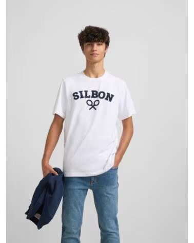 SILBON CAMISETA HOMBRE 124611 OI25 BLANCO