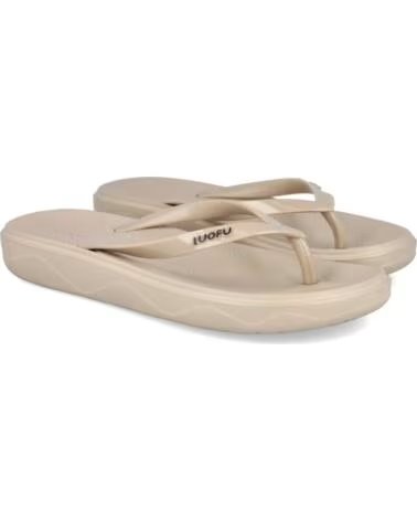 BUBBLE BOBBLE CHANCLAS SD10659 DE DEDO PARA MUJER BEIG