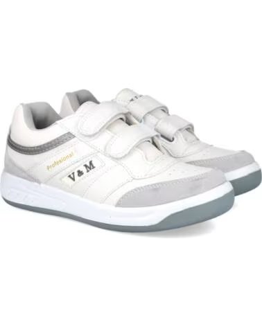 BUBBLE BOBBLE Zapatillas M802-8B en blanco para ninos unisex BLANCO
