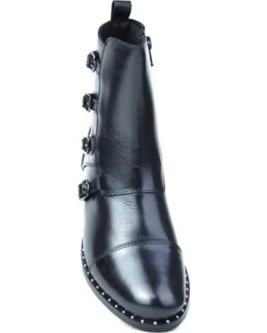 CARAMELO STIVALETTI DONNA CAR5420-11 PELLE NERO PIEL NEGROPIEL NEGRO