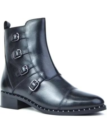 CARAMELO STIVALETTI DONNA CAR5420-11 PELLE NERO PIEL NEGROPIEL NEGRO