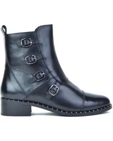 CARAMELO STIVALETTI DONNA CAR5420-11 PELLE NERO PIEL NEGROPIEL NEGRO