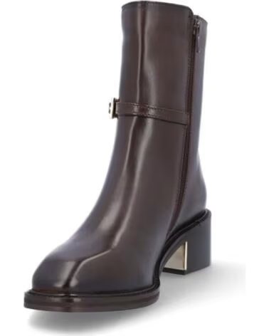 CARAMELO BOTINES DE MUJER CAR669-18 PIEL MARRÓN MARRONPIEL MARRON