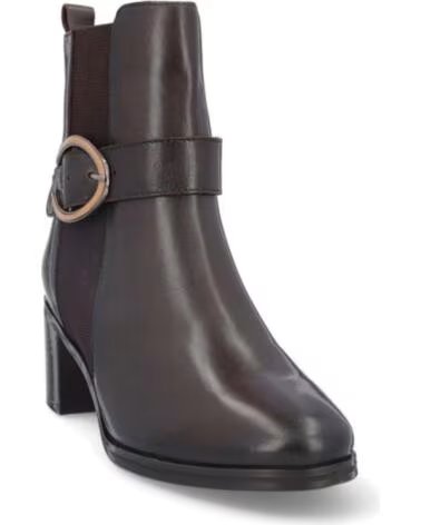 CARAMELO BOTINES DE MUJER CAR650-18 PIEL MARRÓN MARRONPIEL MARRON