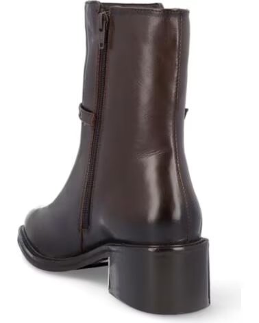 CARAMELO BOTINES DE MUJER CAR669-18 PIEL MARRÓN MARRONPIEL MARRON