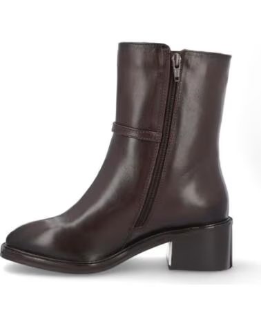 CARAMELO BOTINES DE MUJER CAR669-18 PIEL MARRÓN MARRONPIEL MARRON