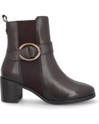 CARAMELO BOTINES DE MUJER CAR650-18 PIEL MARRÓN MARRONPIEL MARRON