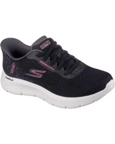 SKECHERS GO WALK FLEX SLIP-INS 125503 SCHWARZ NEGRO