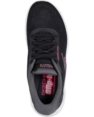 SKECHERS GO WALK FLEX SLIP-INS 125503 SCHWARZ NEGRO