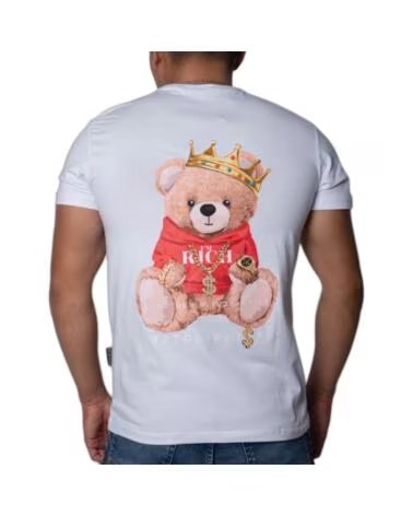 OVDS OVERDOSE Camiseta OVDS Osito King Blanca