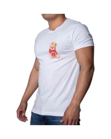 OVDS OVERDOSE Camiseta OVDS Osito King Blanca