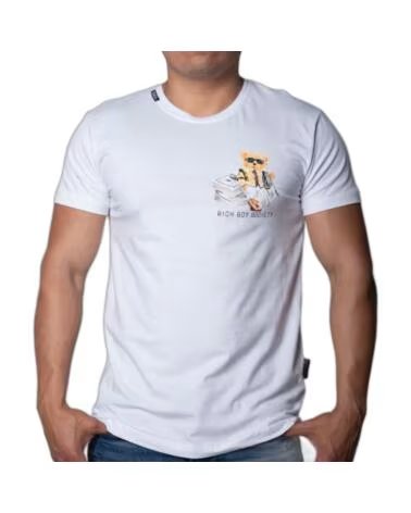 OVDS OVERDOSE Camiseta OVDS Osito Rich Blanca