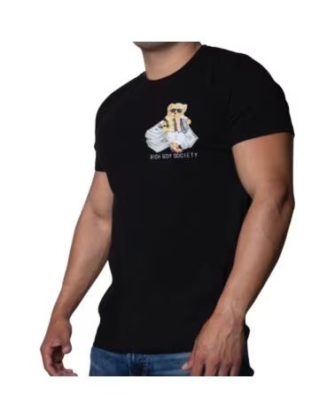OVDS OVERDOSE Camiseta OVDS Osito Rich Negra
