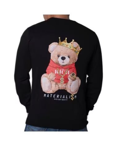 OVDS OVERDOSE Sudadera OVDS Osito King Negra