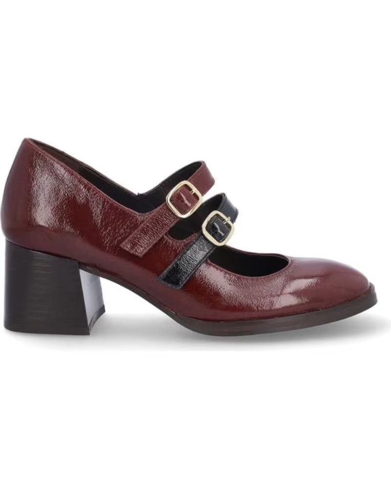 SAPATOS DE SALTO MULHER ELIO BERHANYER EB261-45 VERNIZ BORDÉUS CHAROL BURDEOSCHAROL BURDEOS