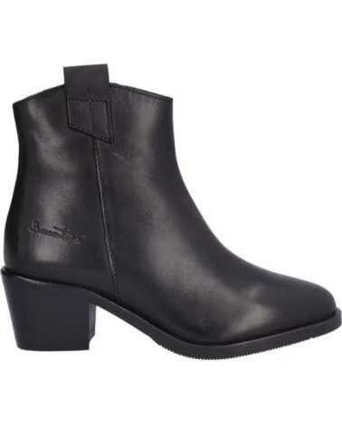 BONAVENTURE STIVALETTI DONNA B697-11 PELLE NERO PIEL NEGROPIEL NEGRO