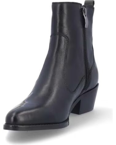 BONAVENTURE BOTINS DE MULHER B685-11 EM PELE PIEL NEGROPIEL NEGRO