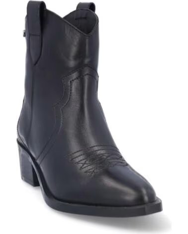 BONAVENTURE STIVALETTI DA DONNA B689-11 PELLE NERO PIEL NEGROPIEL NEGRO