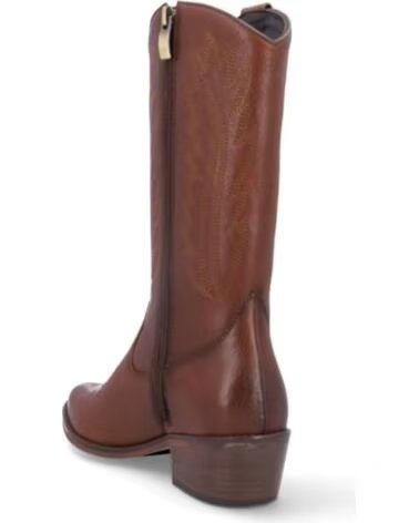 BONAVENTURE B684-38 BOTTE FEMME EN CUIR MARRON CHÂTAIGNE PIEL CASTANOPIEL CASTANO