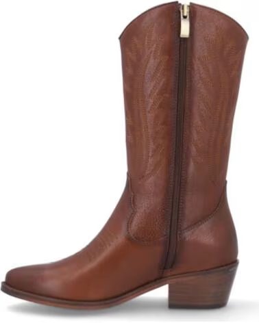 BONAVENTURE B684-38 BOTTE FEMME EN CUIR MARRON CHÂTAIGNE PIEL CASTANOPIEL CASTANO