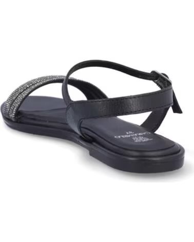 CARAMELO SANDALIAS DE MUJER CAR441-1 NEGRONEGRO