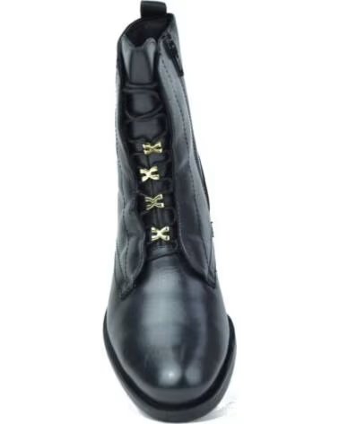 CARAMELO BOTINES DE MUJER CAR2412-11 PIEL NEGRO NEGROPIEL