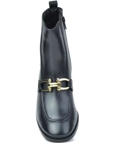 CARAMELO BOTINES DE MUJER CAR2411-11 PIEL NEGRO NEGROPIEL