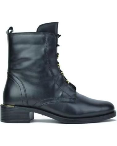 CARAMELO BOTINES DE MUJER CAR2412-11 PIEL NEGRO NEGROPIEL