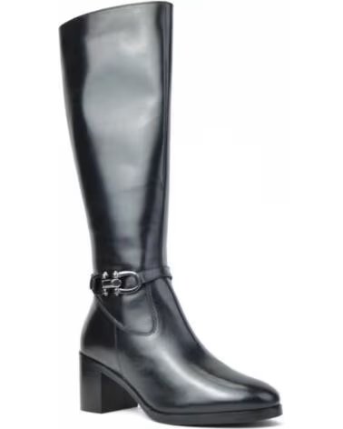 CARAMELO STIVALI DONNA CAR2402-11 PELLE NERO PIEL NEGROPIEL NEGRO